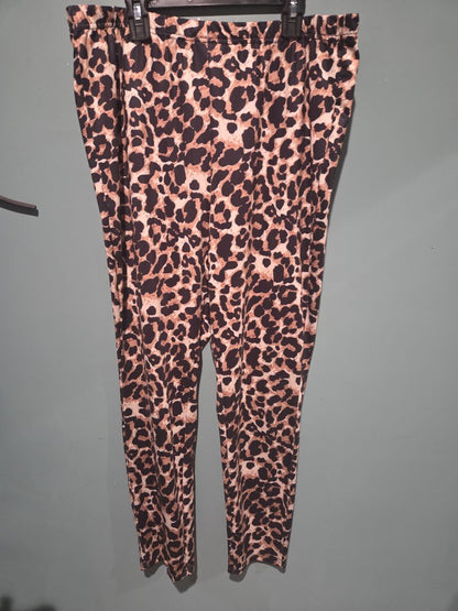 Leopard Stretch Pants XXL
