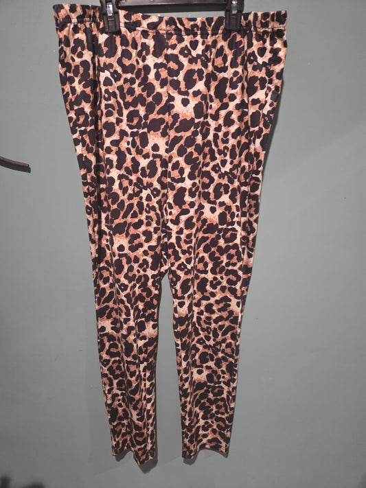 Leopard Stretch Pants XXL