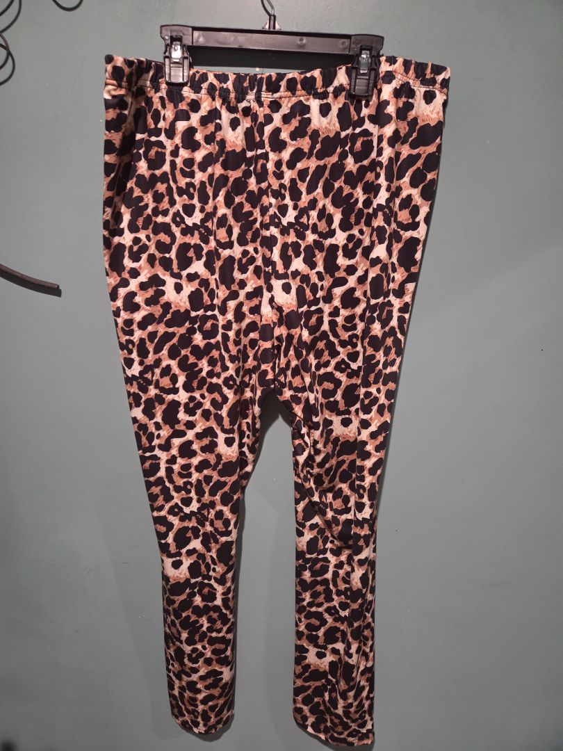 Leopard Stretch Pants XXL