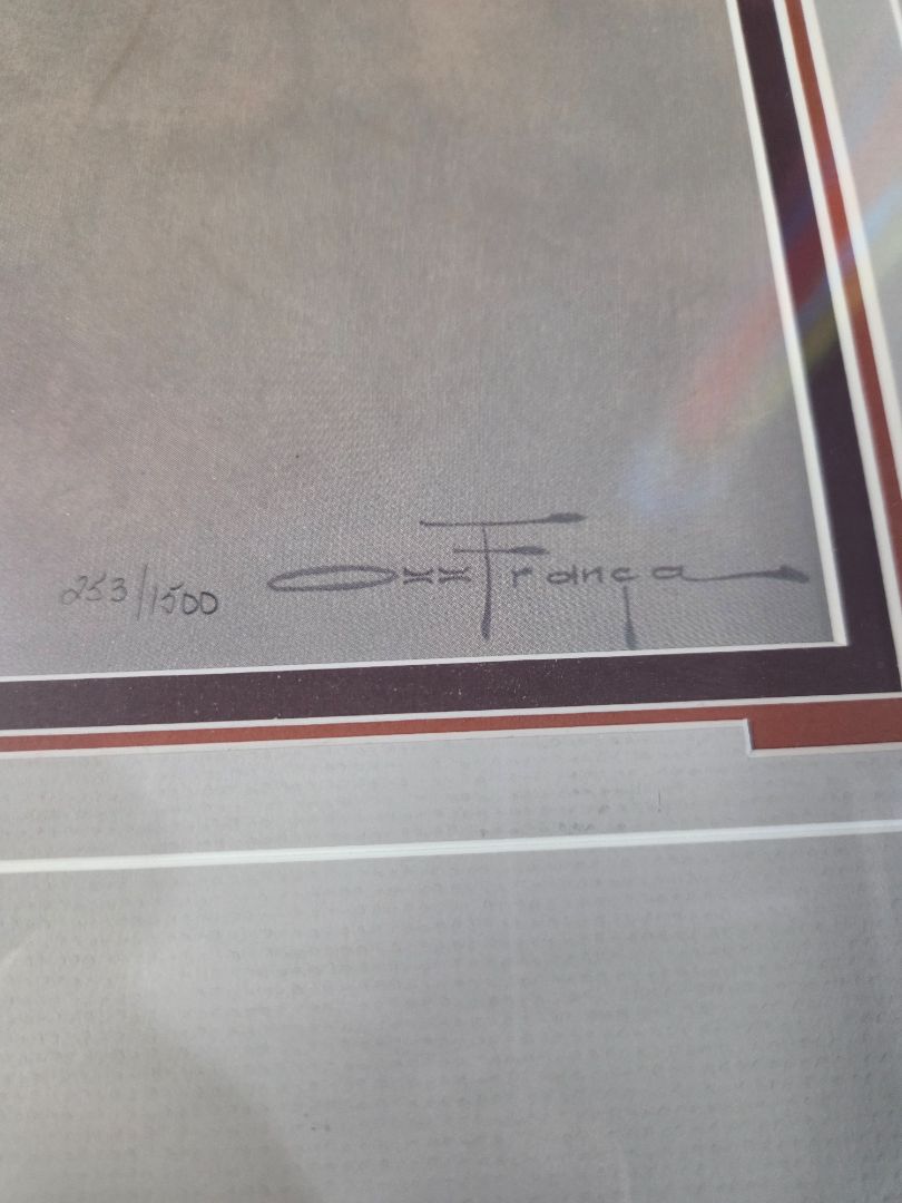 Signed Print "The Model" Ozz Franca 253/1500