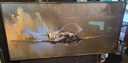 Barrie A. F. Clark "Spitfire" Venture Framed 40x20 Royal Air
