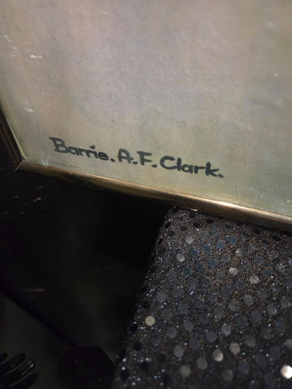 Barrie A. F. Clark "Spitfire" Venture Framed 40x20 Royal Air