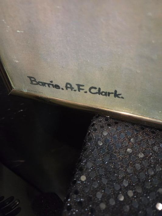 Barrie A. F. Clark "Spitfire" Venture Framed 40x20 Royal Air