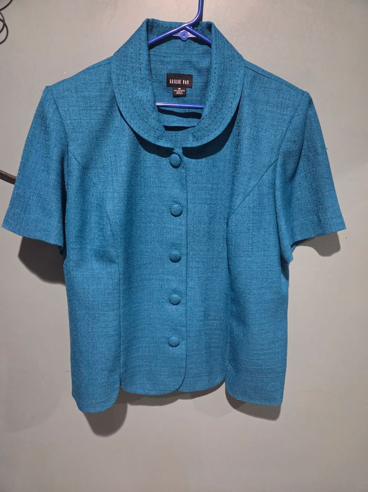 Leslie Fay Vintage Short Sleeve Blazer size 18