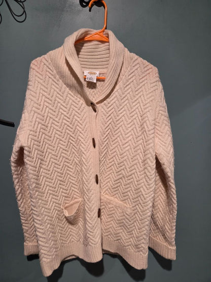 Talbot Cozy Cream Cardigan Sweater