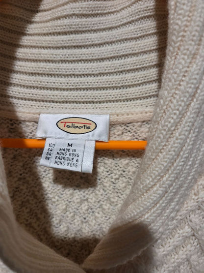 Talbot Cozy Cream Cardigan Sweater
