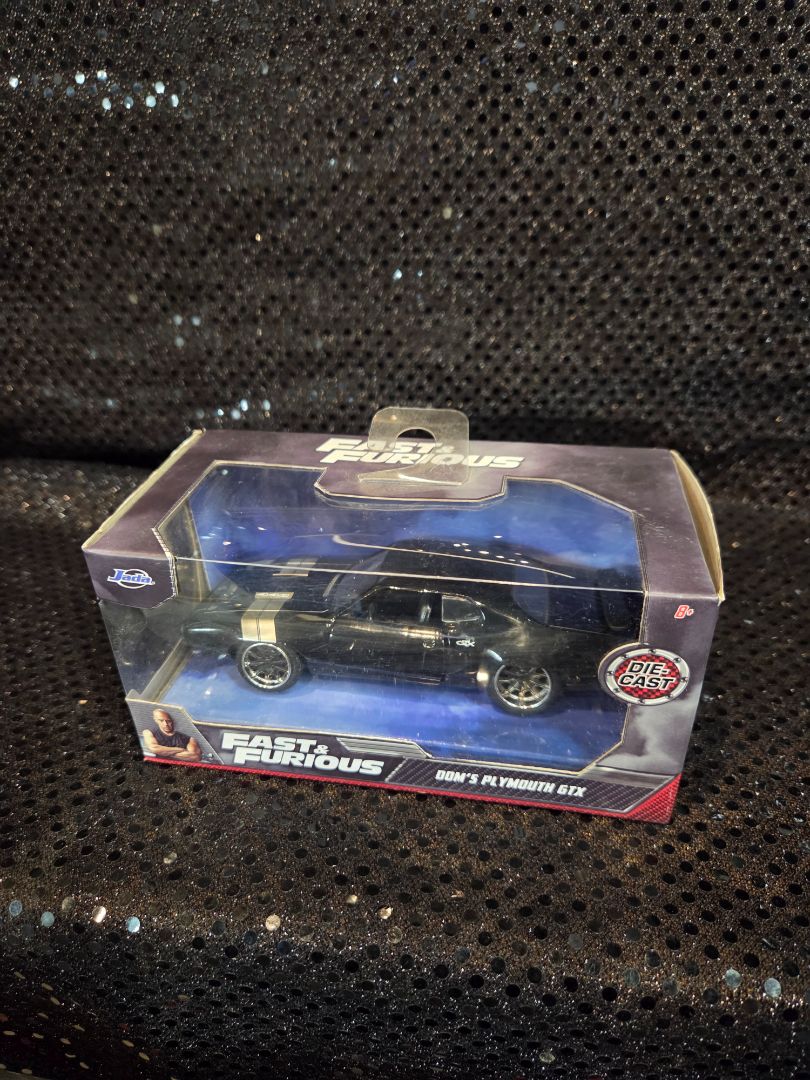 Fast & Furious Black Jada Dom's Plymouth GTX Die Cast