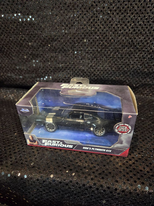 Fast & Furious Black Jada Dom's Plymouth GTX Die Cast