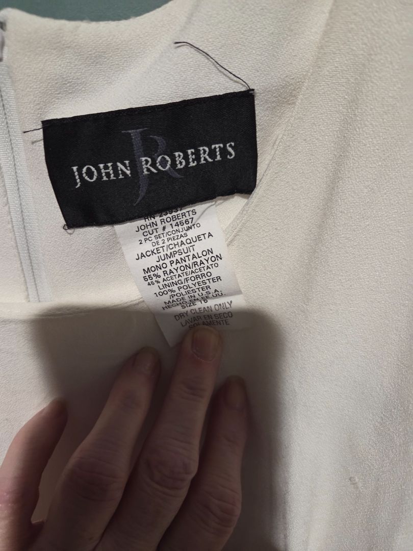 John Roberts Jumpsuit Shorts size 16