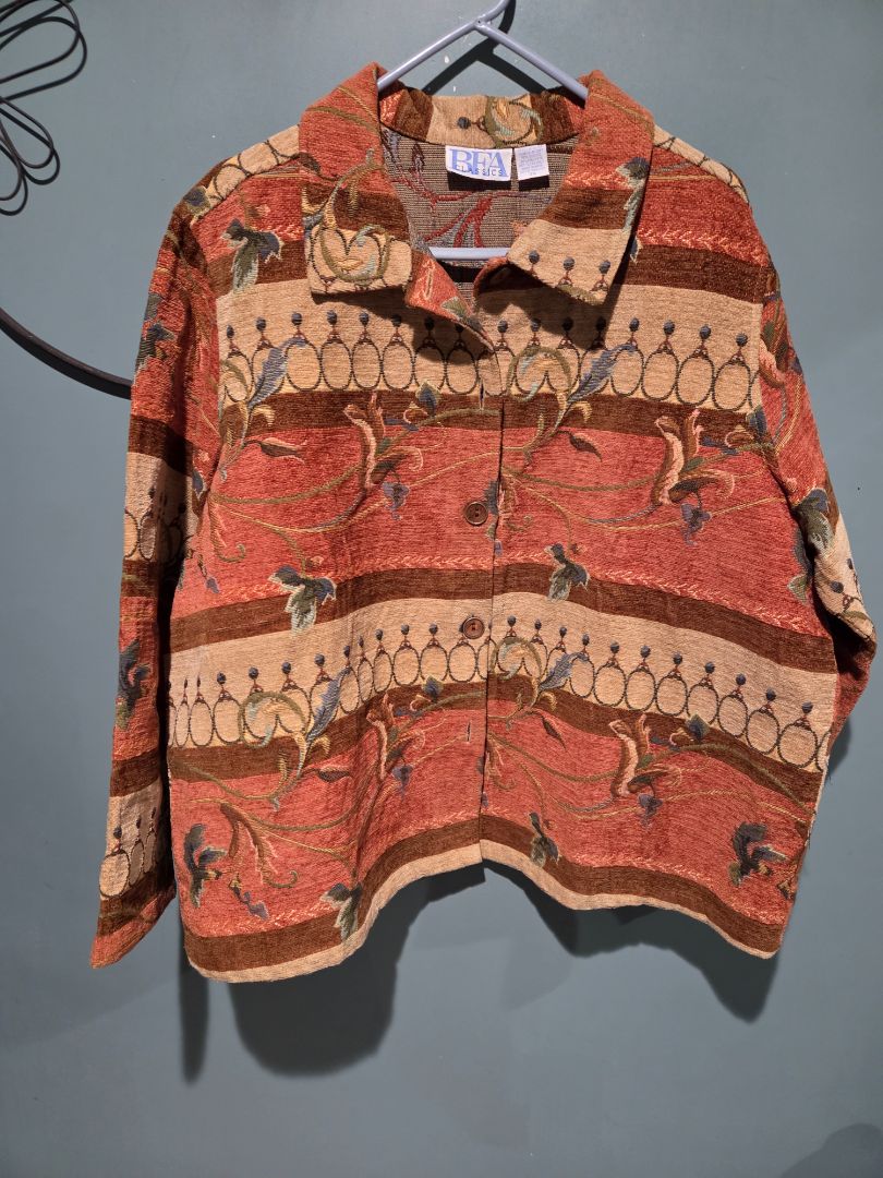 Vintage BFA Classic Tapestry Jacket 2X