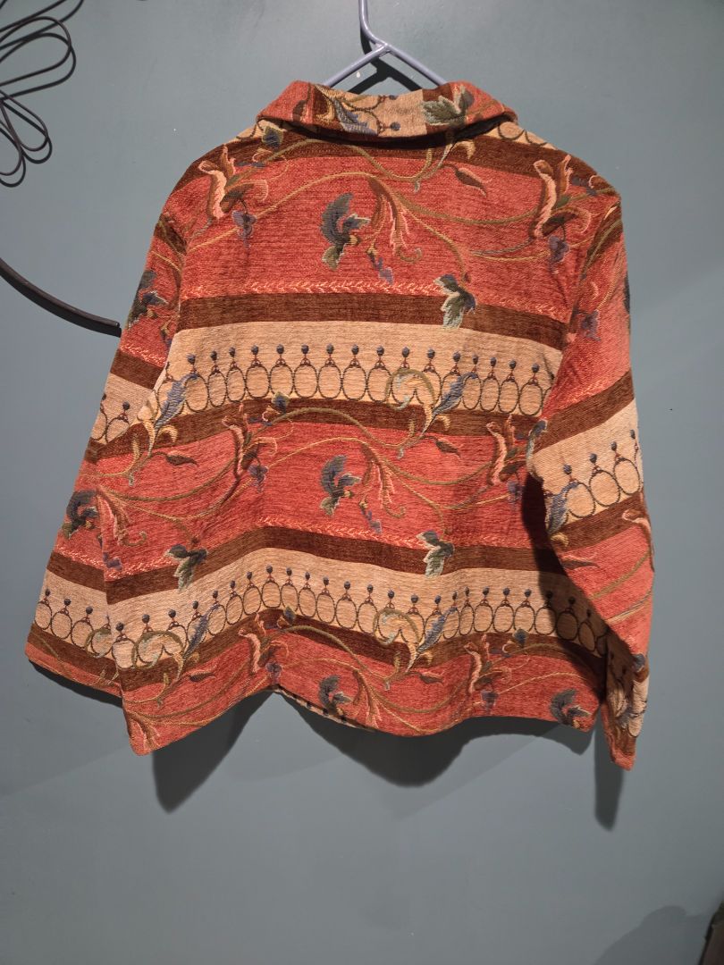 Vintage BFA Classic Tapestry Jacket 2X
