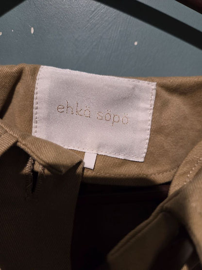 ehka sopo Tan Crop Coat