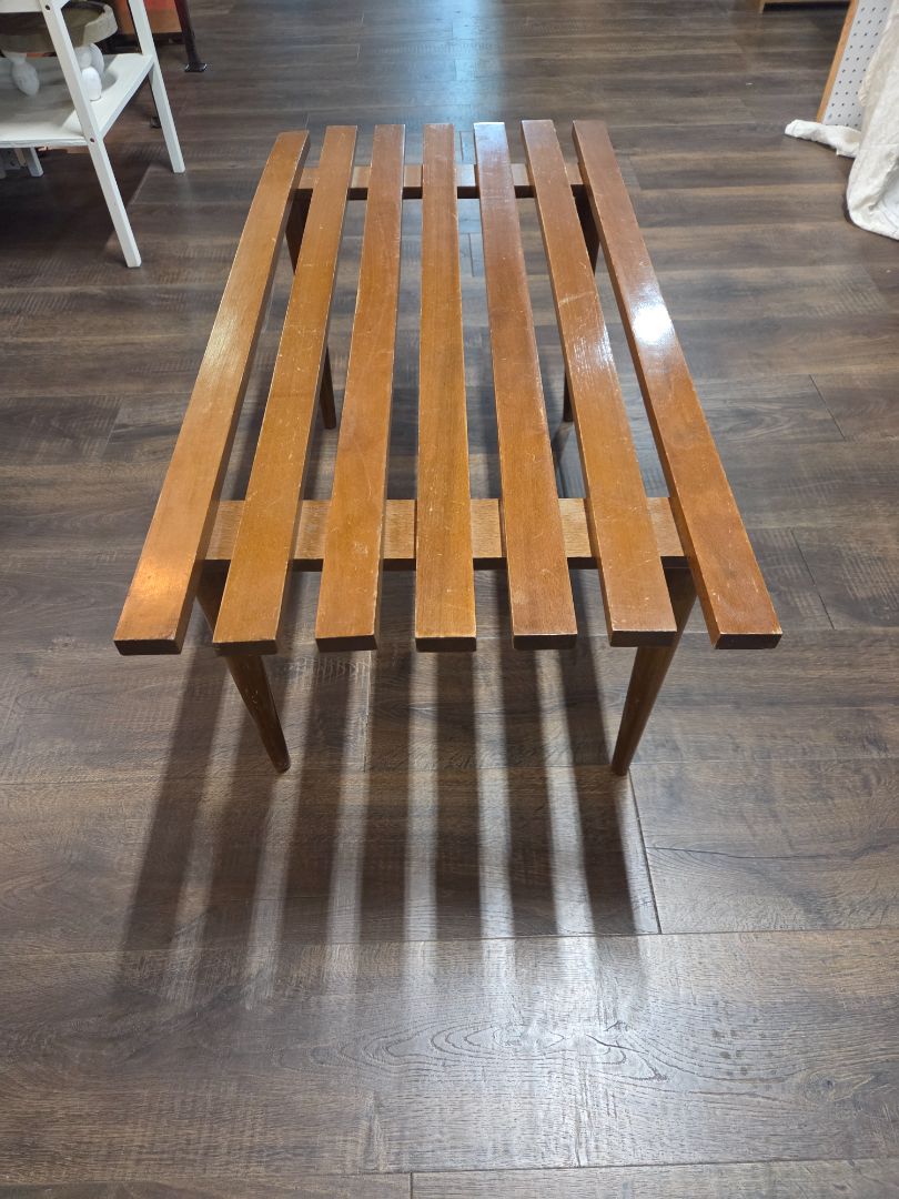Mid Century Modern Yugoslavian Slatted Table