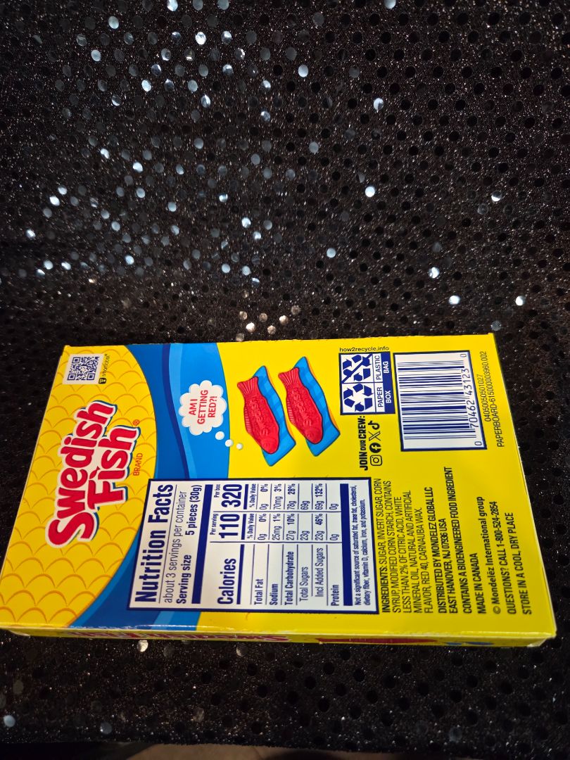 Swedish Fish Theater Candy 3.1 oz