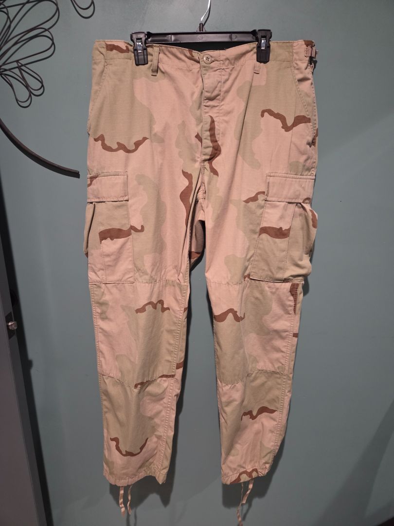 US Army Desert Camo Pants Large Regular