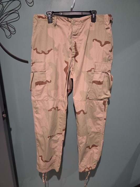 US Army Desert Camo Pants Large Regular