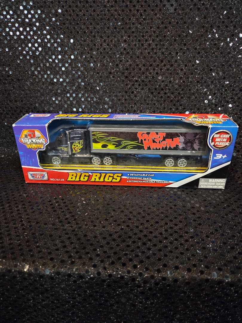 Motormax Big Rigs "Ghost Monster" Die Cast Transport Truck