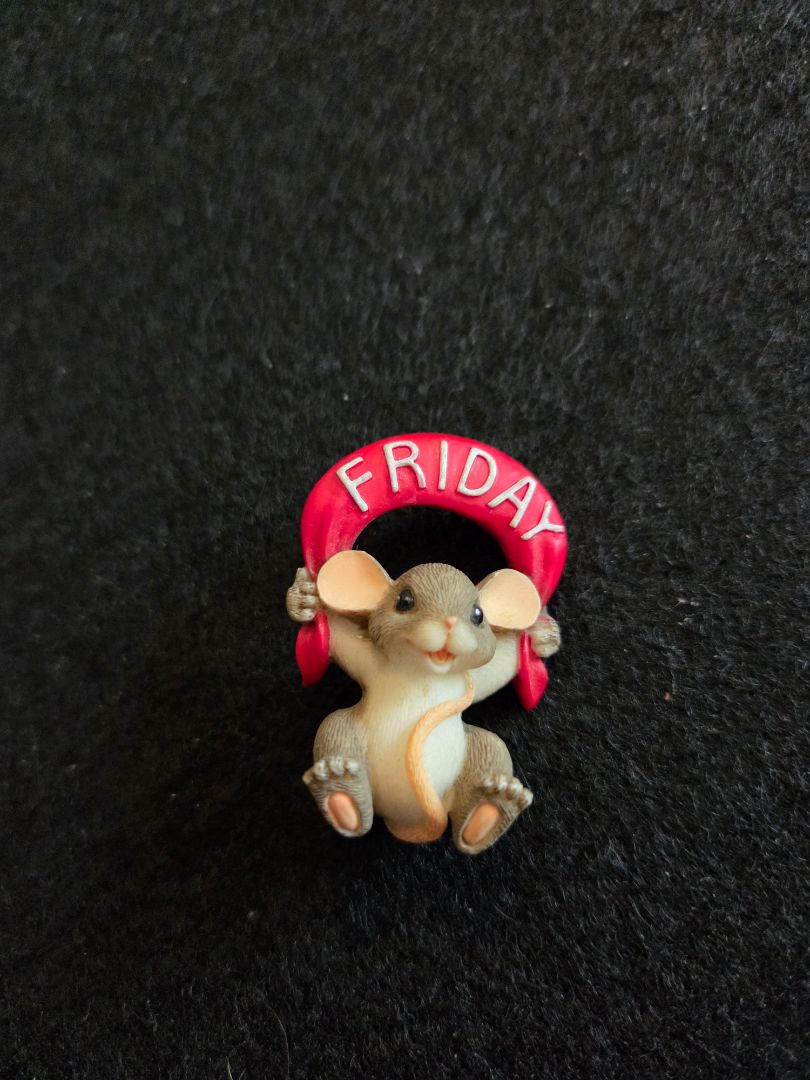 Tails FRIDAY Mackenzie Mouse Lapel Pin