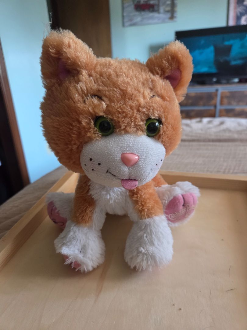 2015 Cabbage Patch Kids 8" Interactive Adoptimal Orange Tabby Cat Plush Toy
