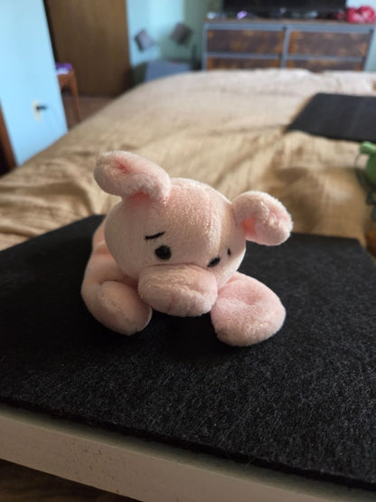 Pink stuffed pig