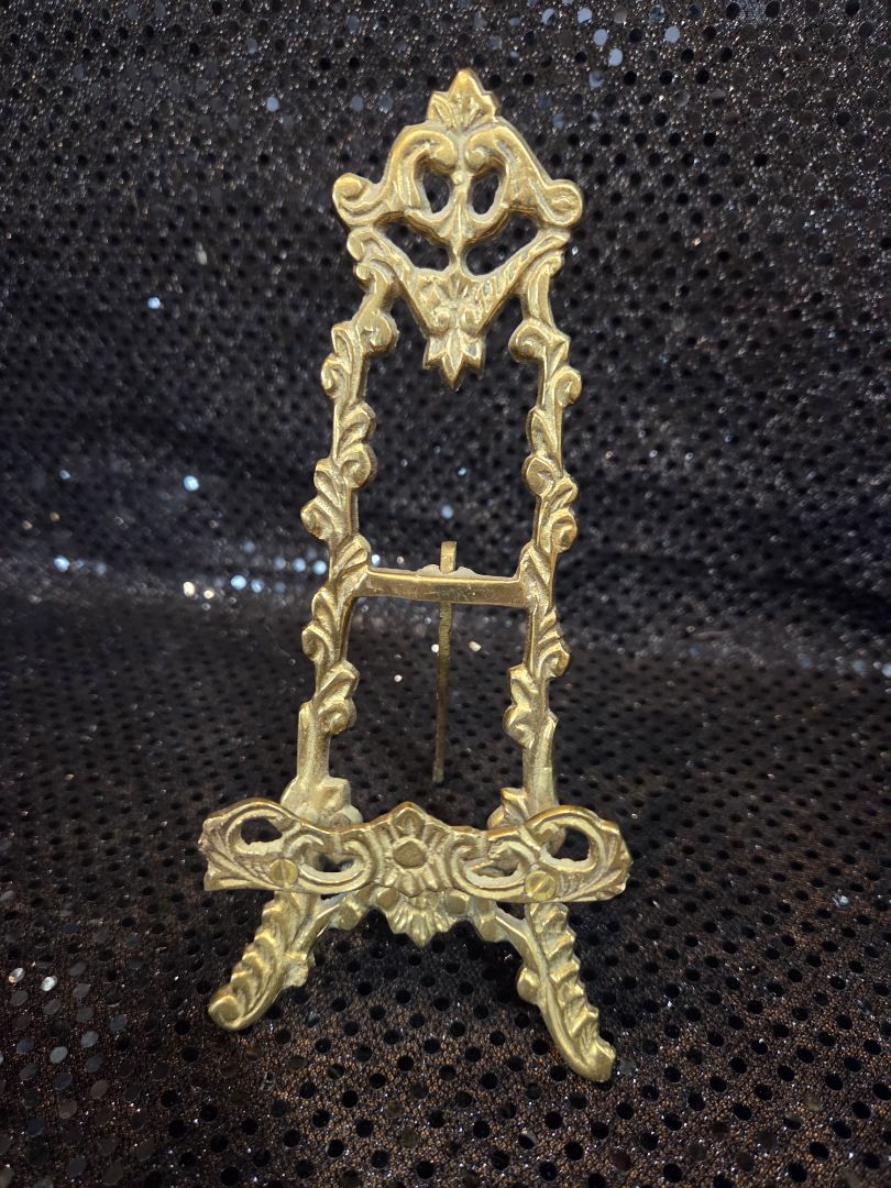 Vintage Brass Easel