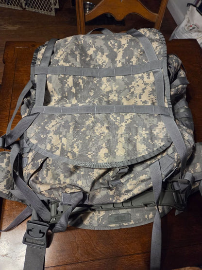 U.S. Military ACU UCP Digital Gen 1 MOLLE II Large Rucksack w/ Frame
