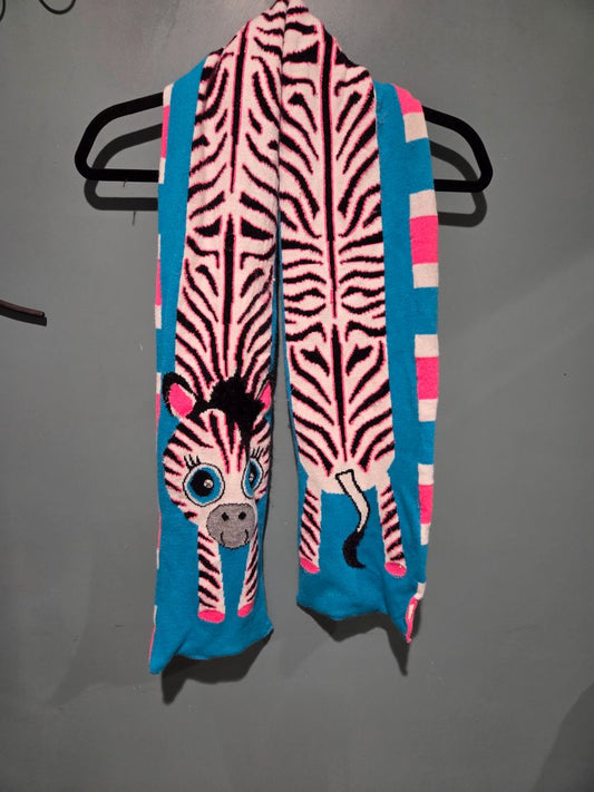 Justice Girls Scarf Zebra