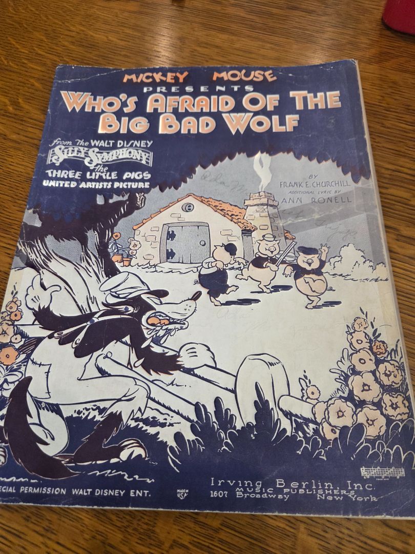 Who's Afraid of The Big Bad Wolf (Mickey Mouse)