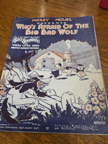 Who's Afraid of The Big Bad Wolf (Mickey Mouse)