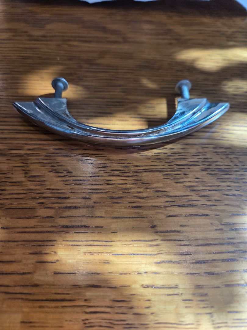 Art Deco Chrome Cabinet pulls set 18