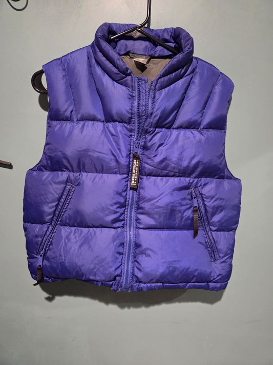 Purple Sierra Designs Puffer Vest Full Zip Medium