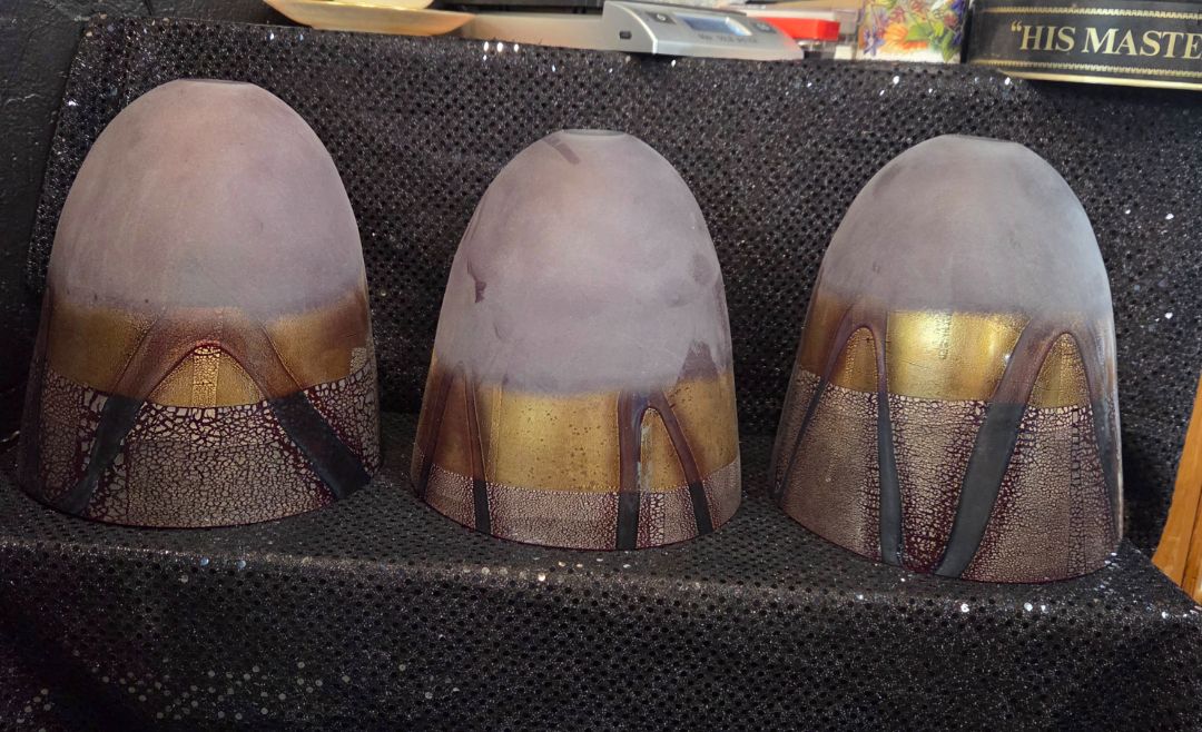 Set of 3 Italian Pendant Lights