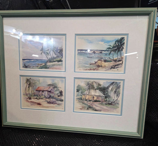 Artisan-Signed Janet Walker 4 small prints