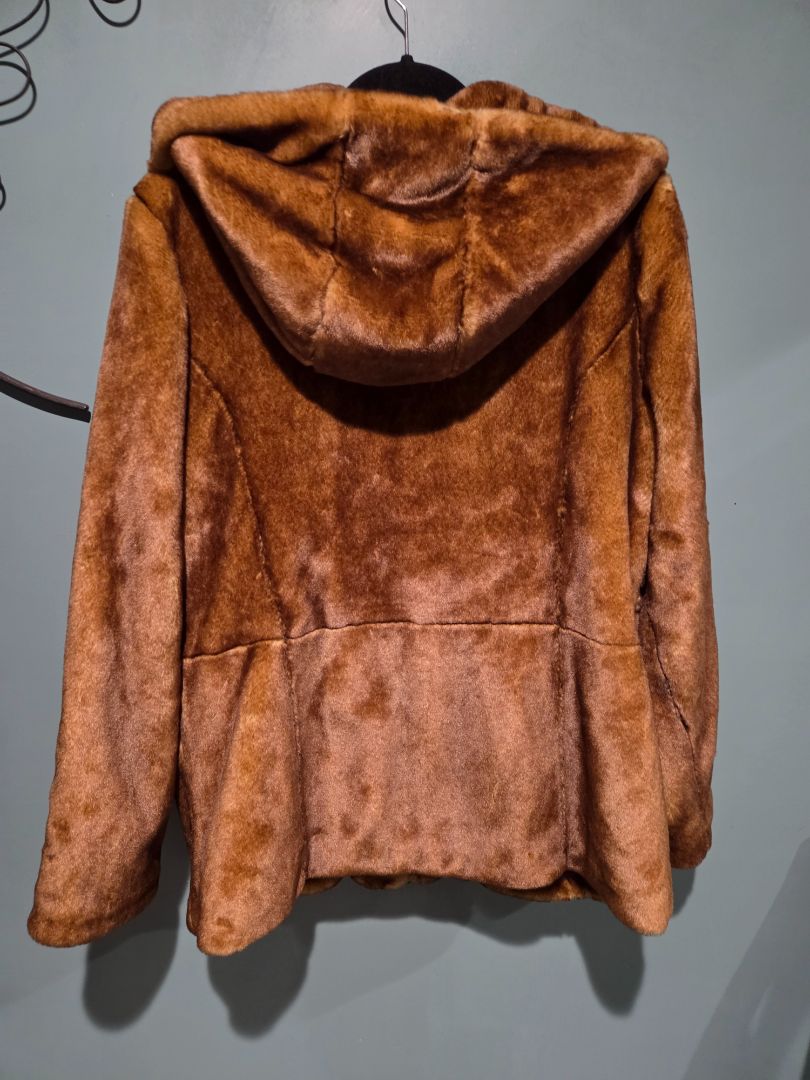 Alpine Studio Large Carmel Brown Full zip Jacket
