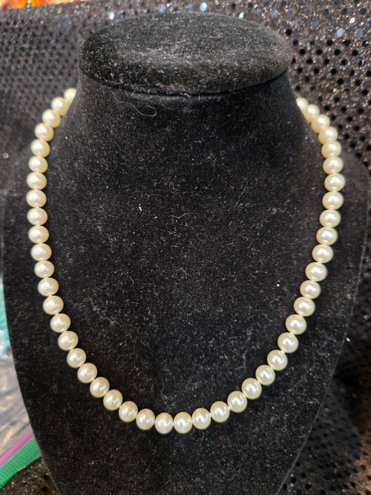 Faux Pearl Necklace