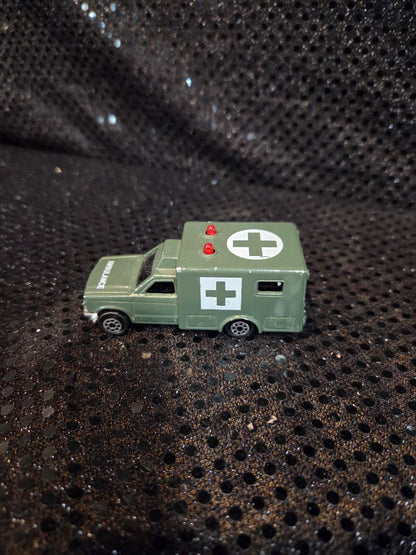 Vintage Majorette Sonic Flashers Military Ambulance Medic