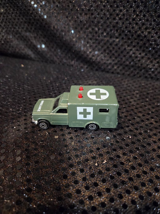 Vintage Majorette Sonic Flashers Military Ambulance Medic