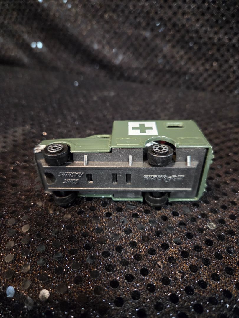 Vintage Majorette Sonic Flashers Military Ambulance Medic