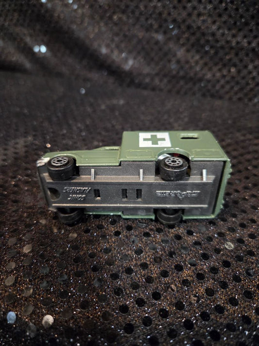 Vintage Majorette Sonic Flashers Military Ambulance Medic
