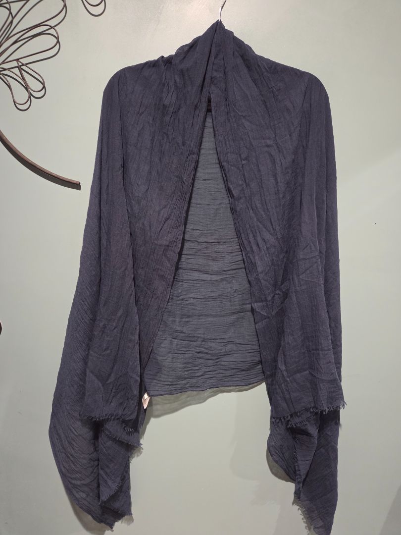 Light Weight Navy Blue Scarf