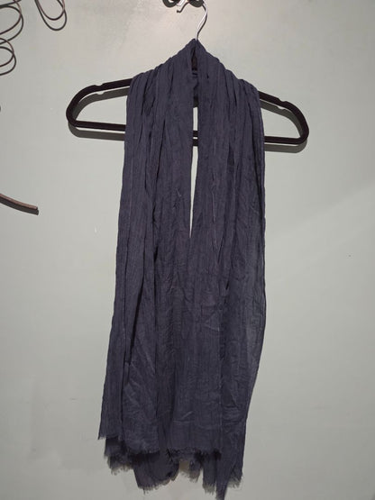 Light Weight Navy Blue Scarf