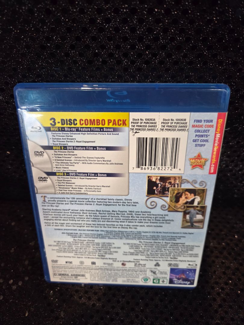 The Princess Diaries 10th Anniversary Edition 2 Movie Collection
