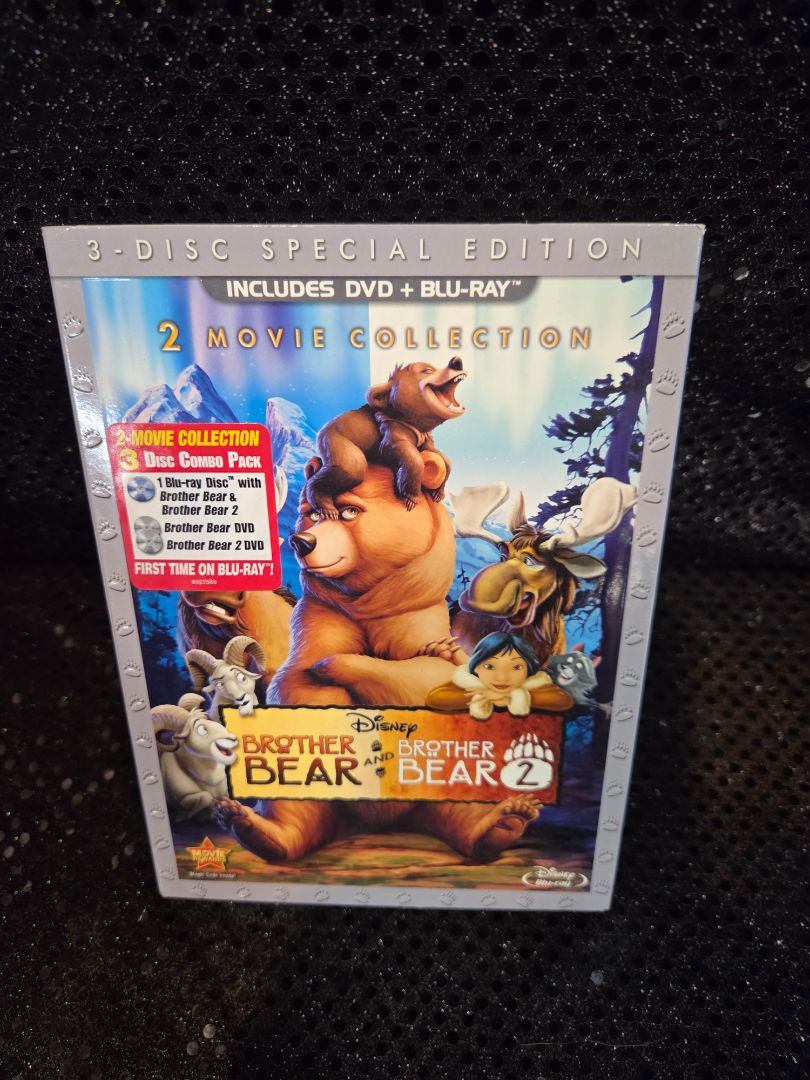 Disney's Brother Bear 1/Brother Bear 2 Special Edition 3 disc DvD Blu-ray