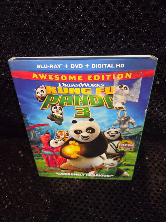 Blu-Ray Kung Fu Panda 3 Blu ray/DVD Awesome Edition