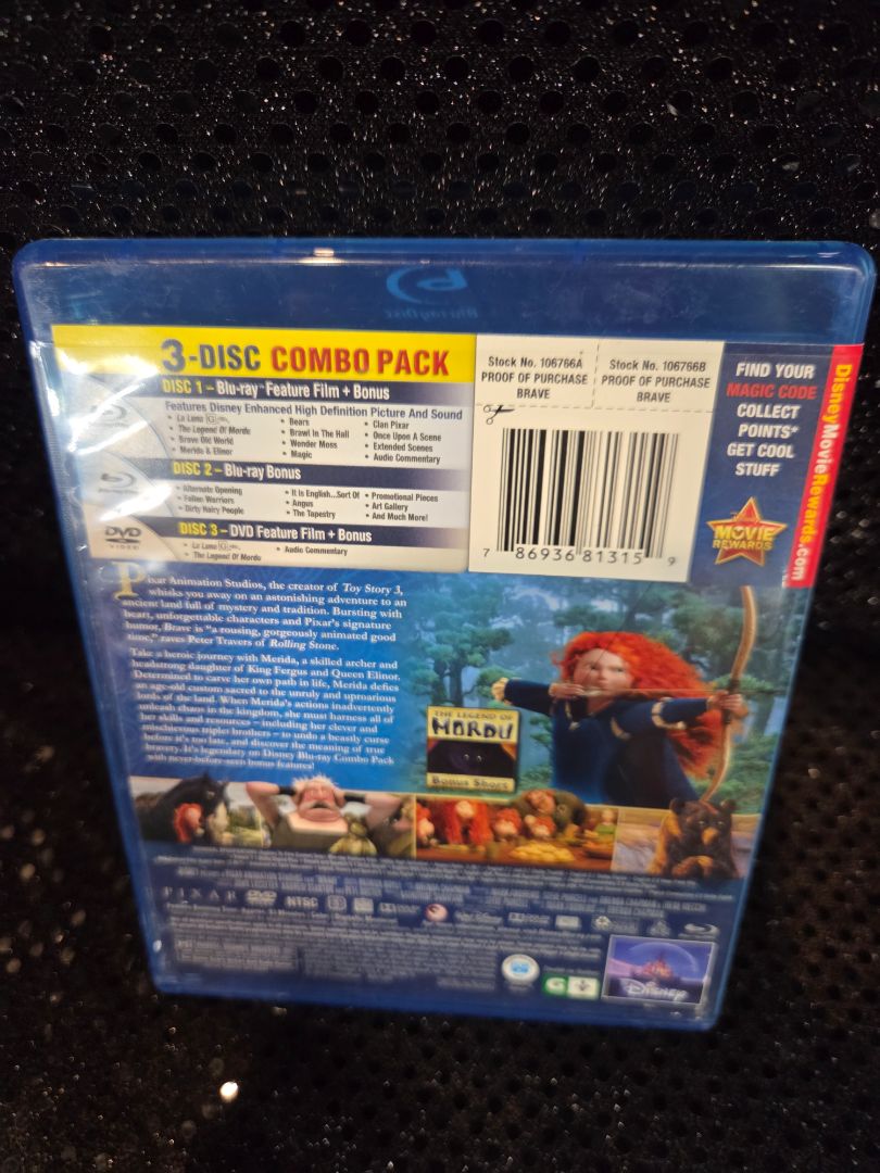Blu-Ray Brave Collectors Edition