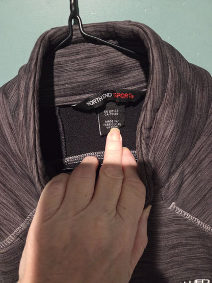 Northend Sport Large Full Zip Activewear Grey