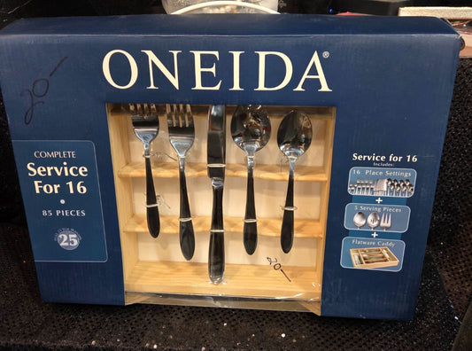 Oneida 85-piece flatware set (