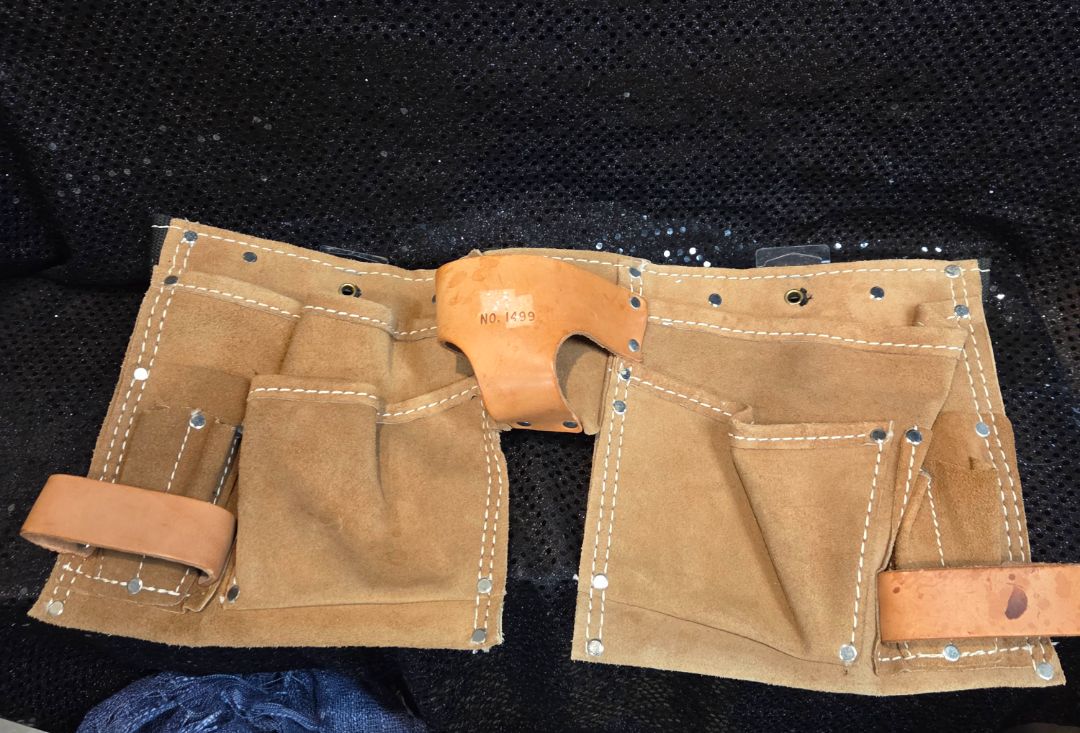 Pocket Professional Suede Leather Carpenter Apron