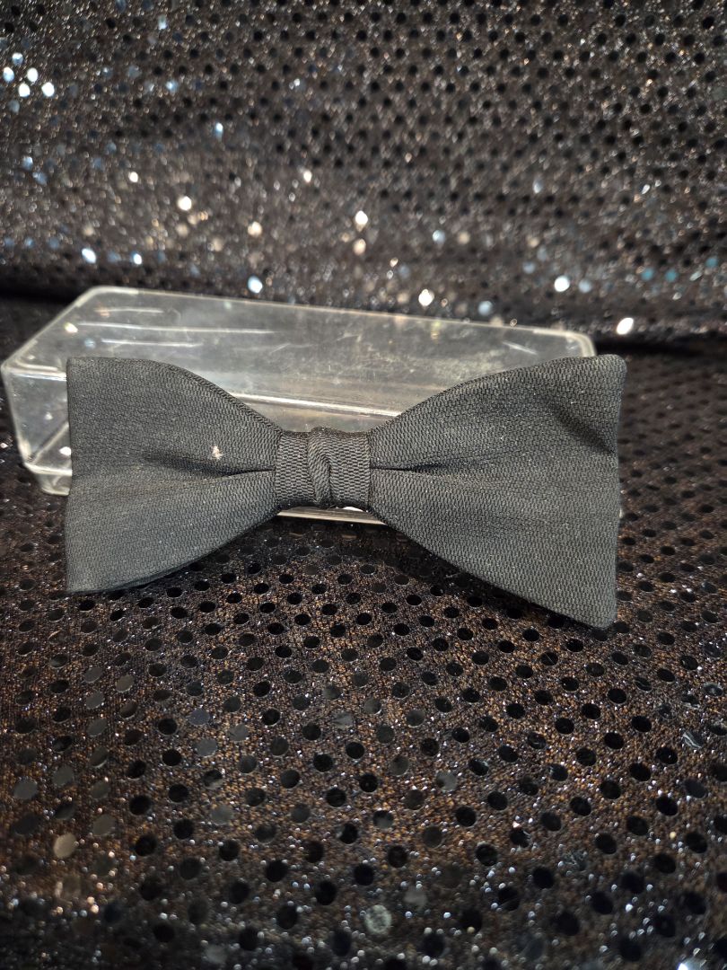 Black Clip On Tie