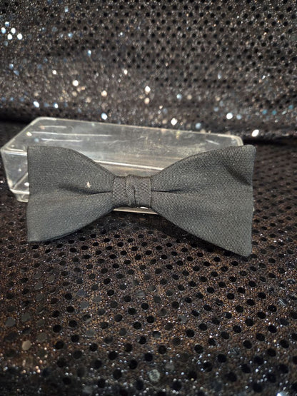Black Clip On Tie